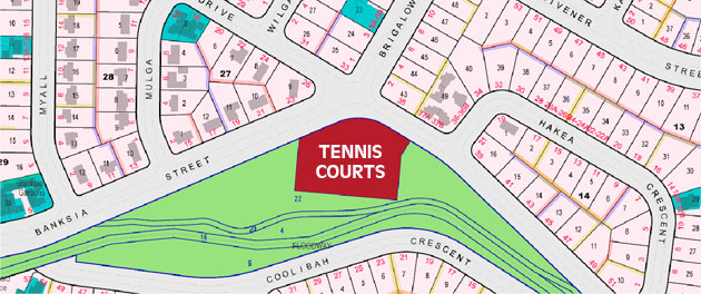 O�Connor Tennis Club location map